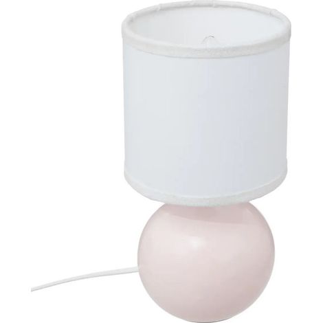 Lampe à Poser Enfant Timéo 24cm Rose Clair (1/3)