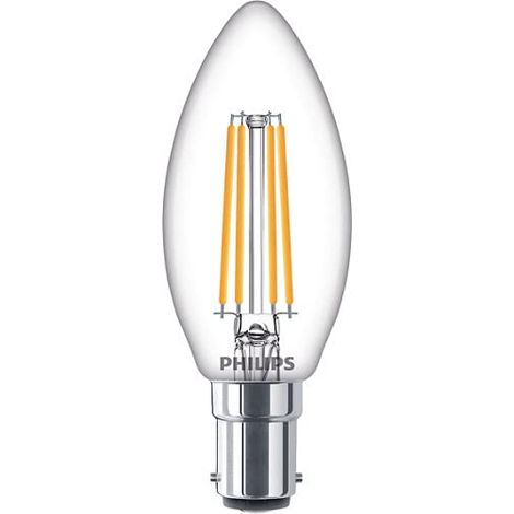 Philips LEDLampadina LED Oliva Filamento, 40W, Attacco B15, Luce Bianca Calda (1/4)