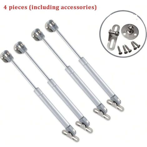 Lot de 4 ressorts de charnière de meuble 80-150N, tiges de support hydrauliques pour meubles(150 N (15 kg)) (1/5)