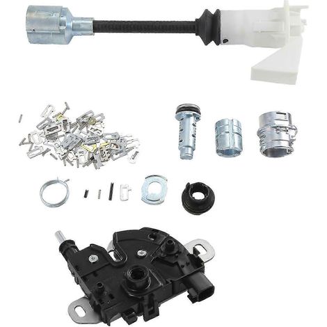 Kit de réparation de verrou de capot moteur avec tige de déverrouillage longue, référence 1343577 4895285, pour Ford Focus MK2 (2004-2016) RK (1/5)