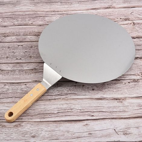 Hochwertiger Pizzaschieber aus Edelstahl für das manuelle Pizzabacken, handgefertigtes Pizzaofenzubehör aus Aluminium
