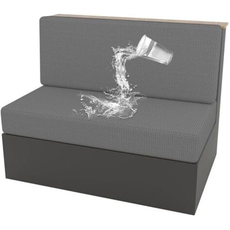 Lot de 2 housses de coussin de siège de camping-car (1 lot) - Gris clair - Extensible - Pour camping-car, caravane, intérieur