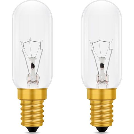 Ampoule pour Hotte Aspirante E14 40W Dimmable, 2700K Blanc Chaud, 350lm, AC 220-240V, T22 Ampoules, SES E14 Ampoule, pour Hotte Aspirante, Réfrigérateur, Lot de 2 (1/5)