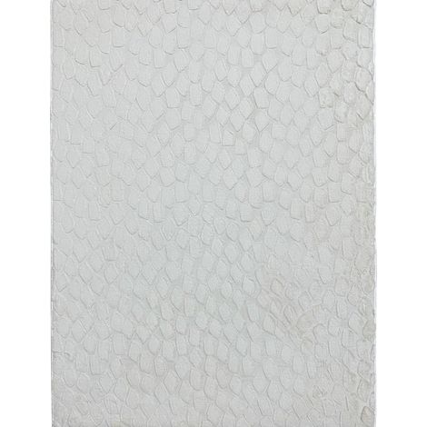 SEVENTY - Tapis à relief blanc extra-doux 190x290 (1/5)