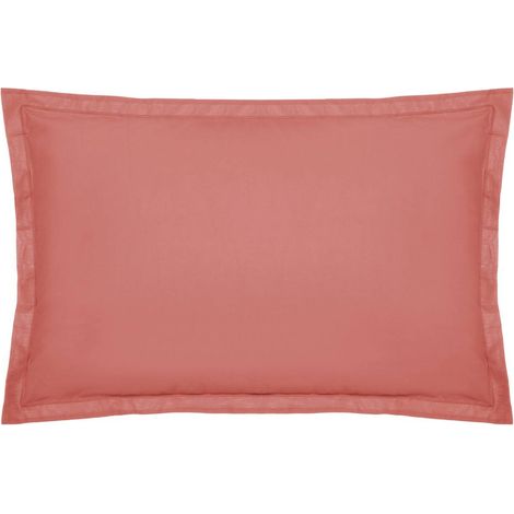Fodera per cuscino carina in cotone rosa arancio 50x70cm - Atmosphera créateur d'intérieur