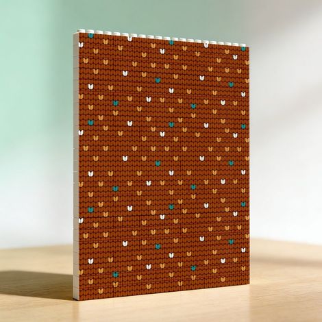 Cadre en briques, cadeau créatif pour adulte (1/5)