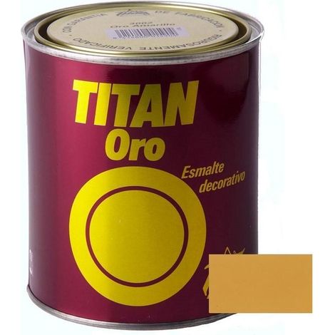 Esmalte Sintetico Decoracion 125 Ml Oro Rojo Interior Titan