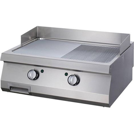 Plaque de cuisson - Demi-rainurée - Double unité - Électrique - Maxima (1/3)