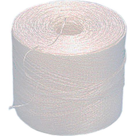 Spago Bianco Polipropilene Stabilizzato - T1000 ø mm.1,4 - circa mt.900 al kg. - 2 kg