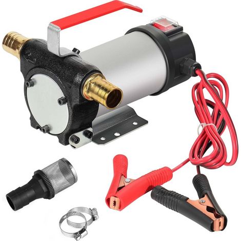 Pompe de transfert de carburant Electrique kit de pompe d'extraction d'huile automatique pour voiture pompe diesel 12V 60W -YES