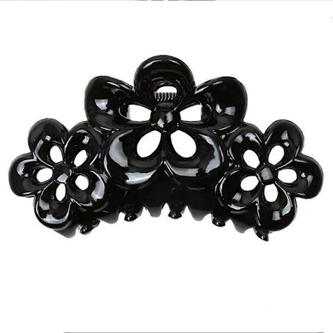 Schwarze Haarspangen und Haarclips für Damen, Haaraccessoires ohne Clips (1/4)