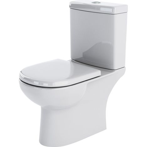 Newborough Close Coupled Toilet Pan & Cistern  - 825mm x 395mm x 670mm (1/4)