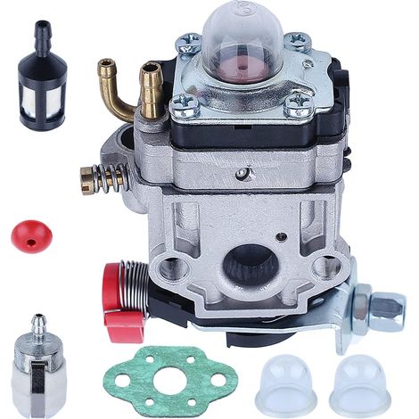 Joint de carburateur avec clapet anti-retour pour Kawasaki TH23 TH26 TH34 23CC 25CC 26CC 33CC, carburateur, joint de carburateur, filtre à carburant, clapet anti-retour, poire d'amorçage (1/5)