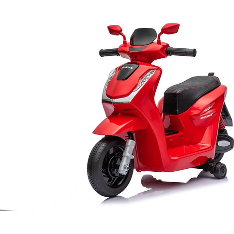 Scooter Elettrico per Bambini 78x39x53 cm Licenza Honda SH125 Small Rosso (1/5)