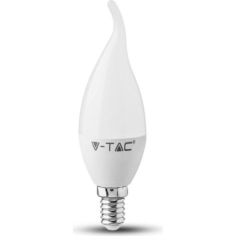Lampada A Led E14 CF37 5,5W Forma Candela Fiamma Colpo Di Vento SKU-117, Disponibili 3000K 4000K 6400K (Bianco Neutro 4000K) (1/3)