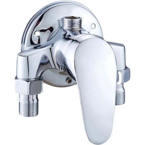 Bathroom Diverter Valve, Brass Shower Mixer Valve, Single Handle Hot Cold Shower Valve, Solar Water Heater Mixer Valve MUMU (1/4)