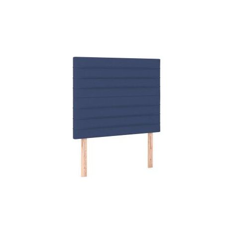 Tête de lit à LED Bleu 90x5x118-128 Tissu (1/5)