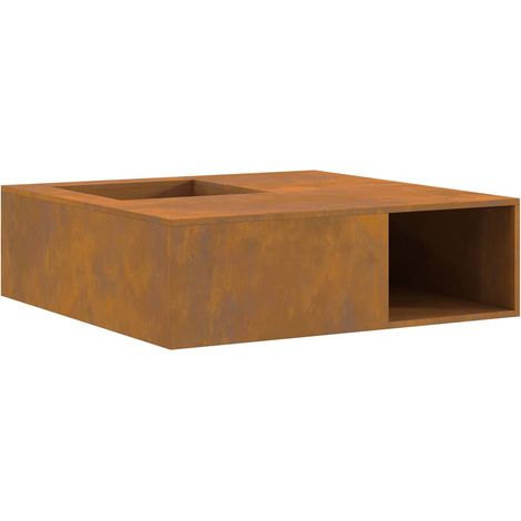 Braise Marron 100 x 100 x 30 cm Acier résistant aux intempéries CFW793632 (1/5)