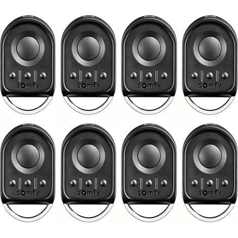 KEYGO RTS 4-channel remote control – Wall-mounted transmitter for motorized systems – Compatible with Somfy RTS – CR2430 power supply (8 pieces) (1/5)