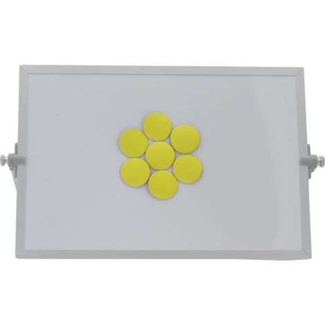 Symbole magnétique Cercle 3 cm jaune (1/2)