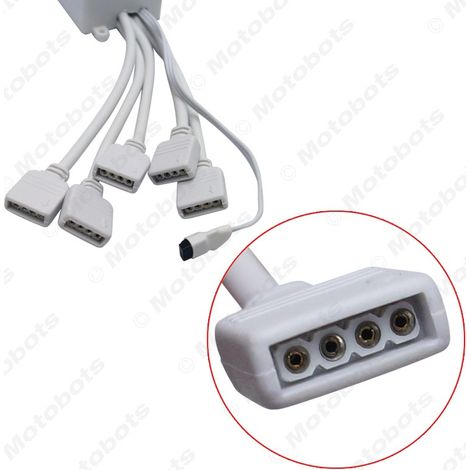 12-24V Car LED Infrared 24-Key Remote Control Controller, LED SMD Light Strip, RGB Seven-Color Controller (1/4)