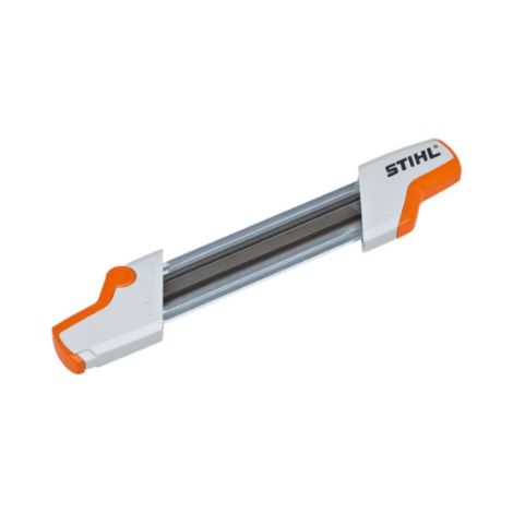 Stihl – Porte-lime 2 en 1 56057504303 – Affûtage rapide pour scie à chaîne 3/8" – Lime 4 mm en acier zingué – Pour chaînes de tronçonneuse