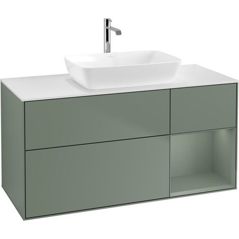 Villeroy & Boch F831GMGM Meuble sous-lavabo Finion F83 (1/2)