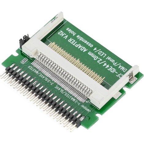 Carte adaptateur Compact Flash CF vers SSD/HDD IDE 44 broches 2,5 pouces pour ordinateur portable (1/5)