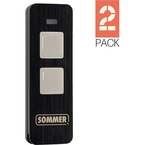 S13071-00001 Télécommande 2 CANAUX PEARL TWIN 434 MHZ SOMMER Pack de 2 (1/2)