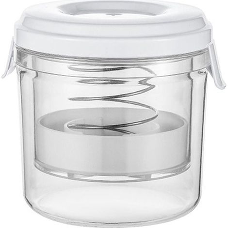 Barattolo per sottaceti a pressione, barattolo per kimchi, barattolo per separazione tra umido e secco, tipo a pressione con setaccio ribaltabile per alimenti sottaceto (1/5)