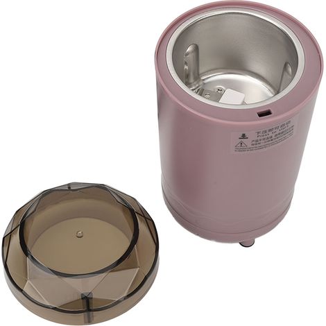 Moulin électrique à épices et café, lames en acier inoxydable, broyage rapide, machine à moudre haute vitesse, couleur violette, 220V, prise CN, pour grains d'épices et café (1/5)