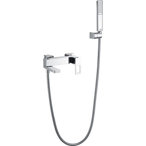 IMEX kit vascadoccia serie Suecia cromata corpo in ottone e zama tubo flessibile metallo 180 cm supporto doccia ABS maniglia doccia cartuccia ceramica Ø35 mm – Modello Imex-BDC032-7 (1/3)