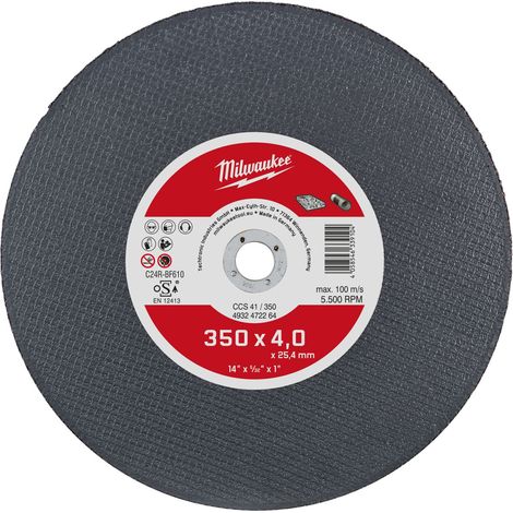 Milwaukee CCS41 Disco de corte 350 mm para hormigón (1/3)
