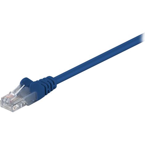 Cordon RJ45 CAT. 5e U/UTP 0,5m Bleu