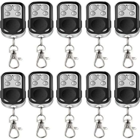 Télécommande Universelle - 10pcs - 433 MHz - Code fixe - 4 canaux (1/4)