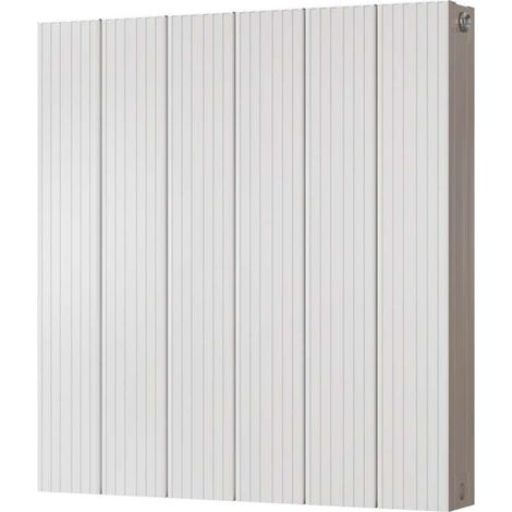 Thetford - White Horizontal Radiator Double Panel H600mm x W560mm Grooved