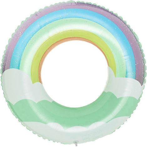 Bouée gonflable en forme de fruit, bouée de piscine extra épaisse, jouet de piscine de sécurité, accessoires de piscine pour enfants et adultes - Colorée - 60 (1/5)