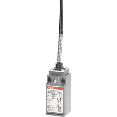 ABB 1SBV010392R1211 LS32P92B11 Interrupteur de fin de course 400 V/AC 1.8 A tige à ressort à rappel IP65 1 pc(s)
