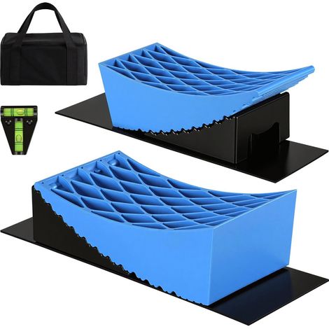 Lot de 2 cales d'accès pour camping-car - Capacité de charge de 13,5 t - 2 (1/5)