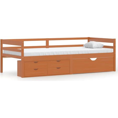 Maison Exclusive - Estructura de cama almacenaje sin colchón marr (1/5)