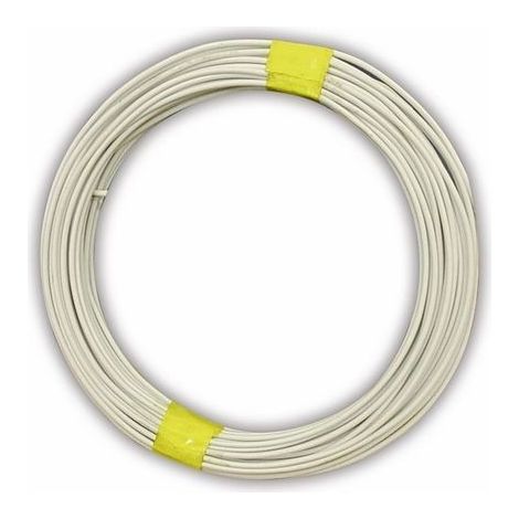 FILO PLASTICATO MT. 20 MM 2,8 BIANCO (1/2)