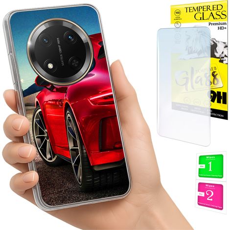 Custodia per Honor Magic7 Lite con cover fotografica e vetro temperato 9H. (1/5)