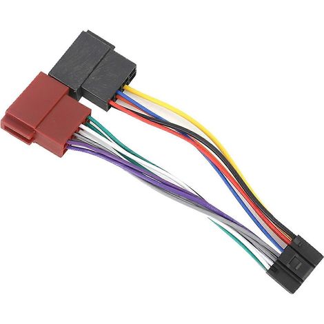 Adaptateur de connecteur femelle ISO bus 16 broches compatible avec Kenwood NC