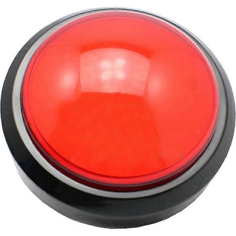 Bouton-poussoir rond de 100 mm avec LED et micro-interrupteur pour borne d'arcade DIY (1/5)