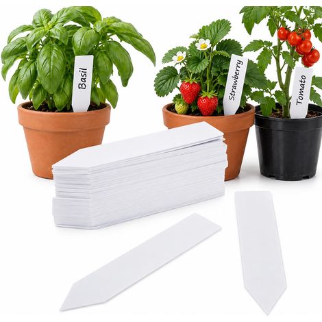 Étiquettes de plantes durables/panneaux de plantes, paquet de 100 (1/5)