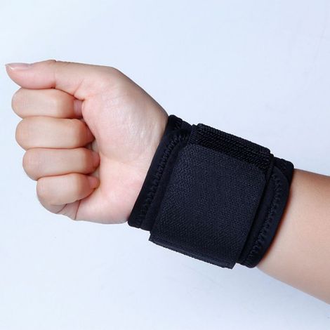 Bandes de maintien et de soutien pour poignet et main,pour fitness,musculation et sport-Violet (1/4)
