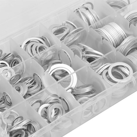 Set mit 450 hochwertigen, hochtemperaturbeständigen Aluminiumscheiben, verpackt in einer Schachtel. (1/5)
