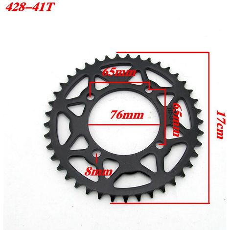 Motorcycle sprocket 428-41T 76MM inner diameter drive sprocket direct sales (1/4)