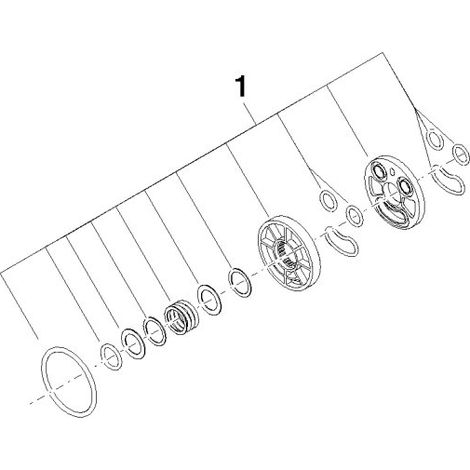 Dornbracht 9030110850090 pièces de rechange d'inversion (1/3)