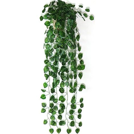 Vigne verte pour décoration intérieure, feuilles suspendues factices, plantes artificielles (1/5)